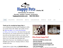 Tablet Screenshot of happypetsomaha.com